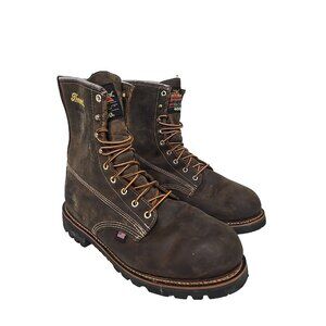Thorogood Men's 8" Soft Toe Waterproof Insulated Work Boot U.S.A. 814-4520 12EE